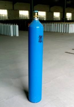 Cylindre de gaz comprimé en acier élevé vert-bleu de joint de la capacité 37Mn 40L - 80L