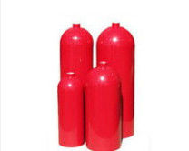 Cylindre de gaz comprimé médical rouge/gris de 210BAR 34CrMo4 5L - 14L